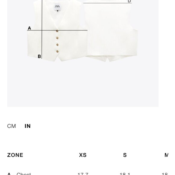 NWT ZARA Tan Vest and Short Set - Picture 10 of 10
